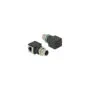 Delock Netzwerkadapter M12 X-kodiert 8 Pin Buchse zu RJ45 Buchse