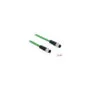 Delock Netzwerkkabel M12 D-kodiert 4 Pin Stecker zu Stecker TPU 2 m