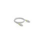 Delock Netzwerkkabel RJ45 Cat.6A S FTP mit farbigen Clips 1 m