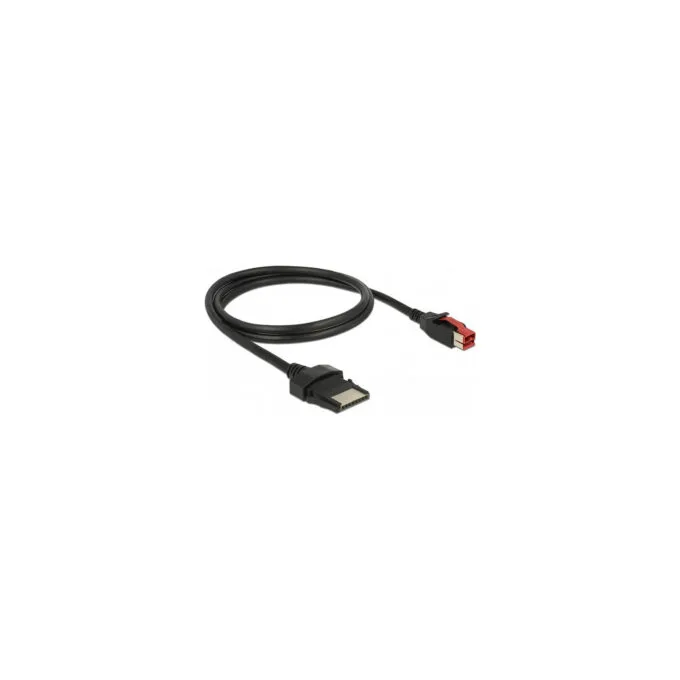 Delock PoweredUSB Kabel Stecker 24 V to 8 Pin Stecker 1 m für POS Drucker und Terminals — image 3