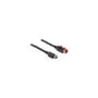 Delock PoweredUSB Kabel Stecker 24 V zu Mini-DIN 3 Pin Stecker 3 m für POS Drucker und Terminals