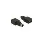 DELOCK PS/2 to USB Type-A Adapter - 65898 - Black Stainless Steel