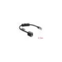 Delock RJ45 Kabel Stecker zu Buchse mit Schalter Cat.6 F UTP 0.3 m - Netzwerkschaltung schwarz