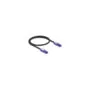 Delock RJ45 Netzwerkkabel Cat.6 UTP mit 180° winkelbaren Steckern schwarz 0.5 m