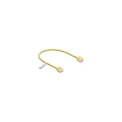 Delock RJ45 Netzwerkkabel Cat.6 UTP Ultra Slim 0.3 m gelb mit kurzen Steckern