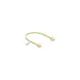 Delock RJ45 Netzwerkkabel Cat.6 UTP Ultra Slim 0.3 m gelb mit kurzen Steckern