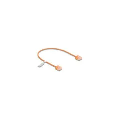 Delock RJ45 Netzwerkkabel Cat.6 UTP Ultra Slim 0.3 m orange mit kurzen Steckern