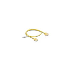 Delock RJ45 Netzwerkkabel Cat.6 UTP Ultra Slim 0.5 m gelb mit kurzen Steckern