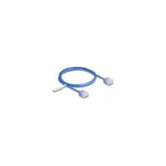 Delock RJ45 Netzwerkkabel Cat.6 UTP Ultra Slim 1 m blau mit kurzen Steckern