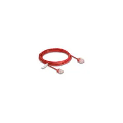 Delock RJ45 Netzwerkkabel Cat.6 UTP Ultra Slim 3 m rot mit kurzen Steckern