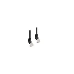 Delock RJ45 Netzwerkkabel Cat.6A S FTP 45° nach oben gewinkelt 3 m schwarz