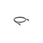 Delock RJ45 Netzwerkkabel Cat.6A S FTP 45° nach unten gewinkelt 1 m schwarz
