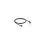 Delock RJ45 Netzwerkkabel Cat.6A S FTP Slim 90° oben unten gewinkelt 1 m schwarz