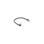 Delock RJ45 Netzwerkkabel Cat.6A S FTP Slim 90° unten gewinkelt gerade 0.25 m schwarz