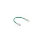 Delock RJ45 Netzwerkkabel Cat.6A Stecker zu Stecker mit gebogener Rastnase U FTP Slim 0.3 m grün