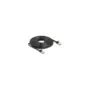 Delock RJ45 Netzwerkkabel Cat.6A Stecker zu Stecker mit robuster Rastnase und Cat.7 Rohflachbandkabel U FTP 10 m schwarz