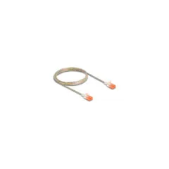 Delock RJ45 Netzwerkkabel Cat.6A U UTP Slim 2 m transparent