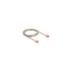 Delock RJ45 Netzwerkkabel Cat.6A U UTP Slim 3 m transparent