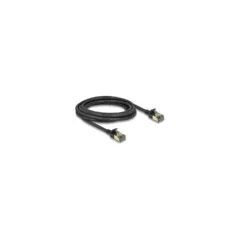 Delock RJ45 Netzwerkkabel Cat.8.1 F FTP Slim Pro 3 m schwarz