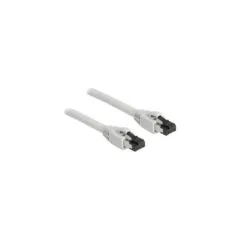 Delock RJ45 Netzwerkkabel Cat.8.1 S FTP 10 m bis 40 Gbps grau