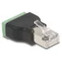 Delock RJ45 Stecker zu Terminalblock Adapter 4 Pin