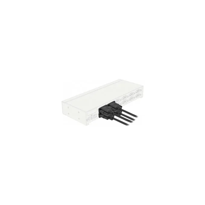 Delock RS-232 Kabel Seriell D-Sub 9 Buchse zu Buchse Nullmodem mit schmalem Steckergehäuse - Full Handshaking - 2 m — image 3