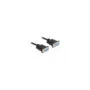 Delock RS-232 Kabel Seriell D-Sub 9 Buchse zu Buchse Nullmodem mit schmalem Steckergehäuse - Full Handshaking - 2 m