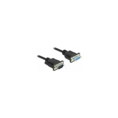 Delock RS-232 Kabel Seriell D-Sub9 Stecker zu Buchse mit schmalem Steckergehäuse 2 m