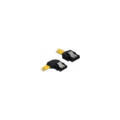 Delock SATA 3 Gb s Kabel gerade auf links gewinkelt 50 cm gelb