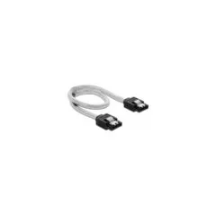 Delock SATA 6 Gb s Kabel 30 cm transparent