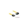 Delock SATA 6 Gb s Kabel gerade auf links gewinkelt 20 cm gelb
