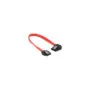 Delock SATA 6 Gb s Kabel gerade auf links gewinkelt 20 cm rot