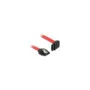 Delock SATA 6 Gb s Kabel gerade auf oben gewinkelt 50 cm rot