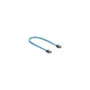Delock SATA 6 Gb s Kabel UV Leuchteffekt blau 70 cm