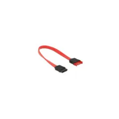 Delock SATA 6 Gb s Verlängerungskabel 20 cm rot