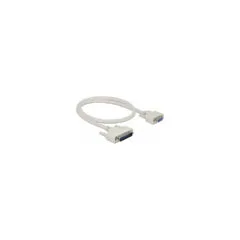 Delock Serielles Kabel D-Sub 25 Stecker zu D-Sub 9 Buchse 0.5 m