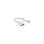 Delock Serielles Kabel D-Sub 25 Stecker zu D-Sub 9 Buchse 0.5 m
