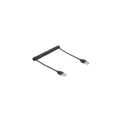 Delock spiral USB cable EASY-USB 2.0 Type-A plug to EASY-USB - USB 2.0 cable