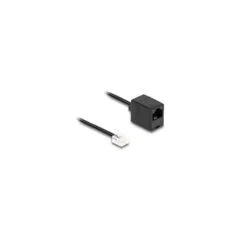 Delock Telefonkabel RJ11 Stecker zu RJ45 Buchse schwarz 3 m