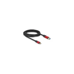 Delock USB 10 Gbps Kabel USB Typ-A Stecker zu USB Type-CTM Stecker 3 m rot Metall
