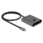 DELOCK USB 10 Gbps USB Type-C Switch 2 auf 1 bidirektional 8K