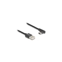 DELOCK USB 2.0 Cable A to C - Black - 0.5 m