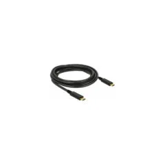 Delock USB 2.0 Kabel Type-C zu Type-C 3 m PD 5 A E-Marker
