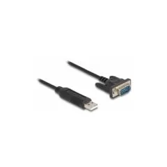 DELOCK USB 2.0 Type-A to RS-232 Serial Cable 50cm -