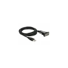 DELOCK USB 2.0 Type-A to Serial RS-232 DB9 Adapter - 3 m Cable