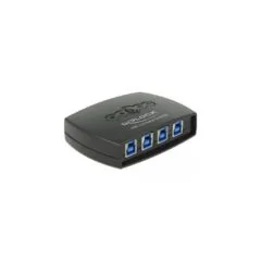 DELOCK USB 3.0 Sharing Switch - 4-1 - 4-Port USB 3.0 Sharing Hub, Plug-and-Play