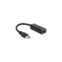 DeLock USB 3.0 to Gigabit LAN (ST-BU) Adapter Black - ST-BU - USB 3.0, Gigabit Ethernet
