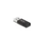 DELOCK USB 3.2 Gen 2 Adapter - USB-A Male to USB-C Female - Black