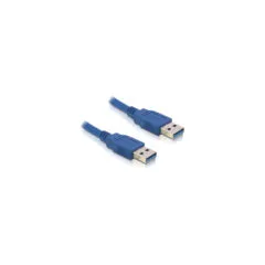 Delock USB 5 Gbps Kabel Typ-A Stecker zu Typ-A Stecker 0.5 m blau