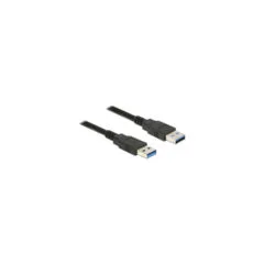 Delock USB 5 Gbps Kabel Typ-A Stecker zu Typ-A Stecker 1.5 m schwarz